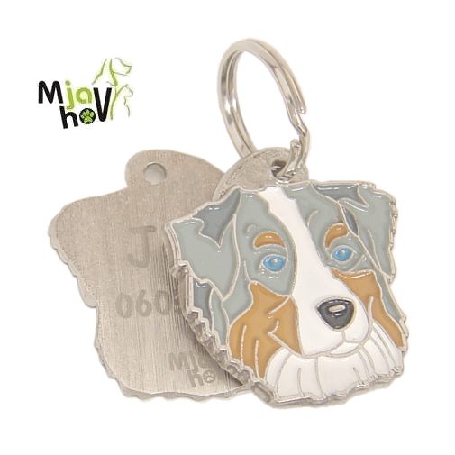 identificação-cães-pastor-australiano-azul-merle-gravados.jpg Placas identificação para cães, gravados, personalizados MjavHov - loja virtual